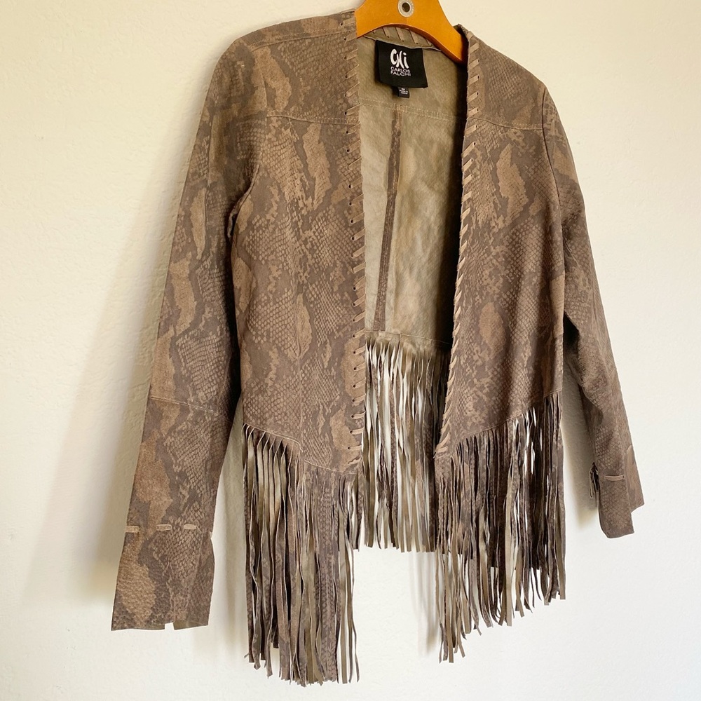 VINTAGE 1980’S FRINGE JACKET